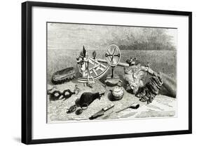 Some Tools and Objects Used by Sir John Franklin-null-Framed Giclee Print