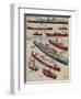 Some Types of Model Ships-GH Davis-Framed Art Print