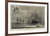 Some Vessels of the Evolutionary Fleet, under Admiral Sir G Hornby-William Lionel Wyllie-Framed Giclee Print