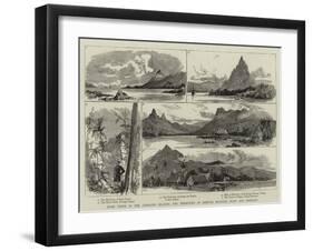 Some Views in the Caroline Islands, the Territory in Dispute Between Spain and Germany-null-Framed Giclee Print