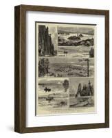 Some Views on the Northern Pacific Railway, Usa-null-Framed Giclee Print