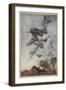 Some War with Rere-Mice for their Leathern Wings-Arthur Rackham-Framed Giclee Print