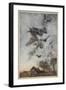 Some War with Rere-Mice for their Leathern Wings-Arthur Rackham-Framed Giclee Print