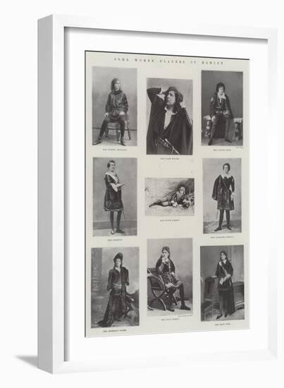 Some Women Players of Hamlet-null-Framed Giclee Print