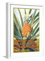 Somebody Put Pineapple Juice in My Pineapple Juice-null-Framed Art Print