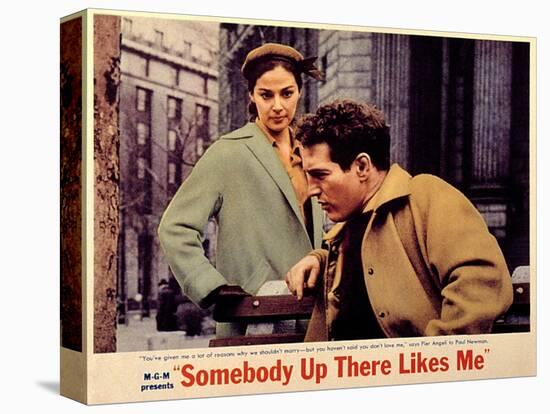 Somebody Up There Likes Me, Pier Angeli, Paul Newman, 1956-null-Stretched Canvas