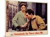 Somebody Up There Likes Me, Pier Angeli, Paul Newman, 1956-null-Mounted Photo