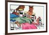 Someone Is Sleeping In My Bed-Julia Letheld Hahn-Framed Premium Giclee Print