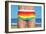 Someone Wearing a Rainbow Swimsuit on the Beach-nito-Framed Photographic Print