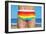 Someone Wearing a Rainbow Swimsuit on the Beach-nito-Framed Photographic Print