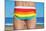 Someone Wearing a Rainbow Swimsuit on the Beach-nito-Mounted Photographic Print