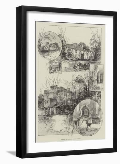 Somersby, the Birthplace of Lord Tennyson-Herbert Railton-Framed Giclee Print