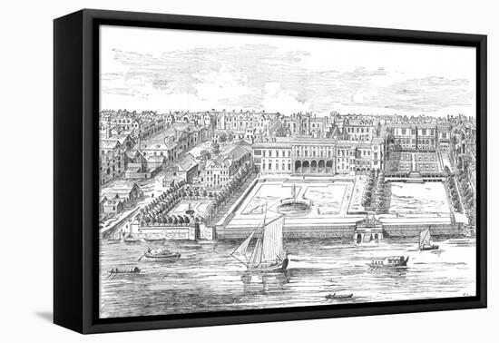 Somerset House, 1755-null-Framed Stretched Canvas