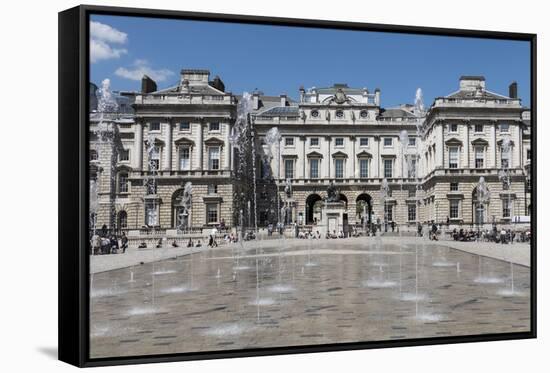 Somerset House, London, England, United Kingdom-Rolf Richardson-Framed Stretched Canvas