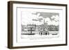 Somerset House London from a Line Drawing by S.Wale 1776-Wale-Framed Giclee Print