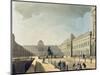 Somerset House, Strand, from 'Ackermann's Microcosm of London', Engraved by John Bluck…-T. & Pugin Rowlandson-Mounted Giclee Print