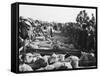 Somerset Sheep Sale-null-Framed Stretched Canvas