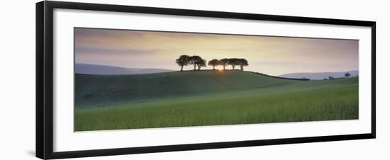 Somerset Sunrise-David Noton-Framed Art Print