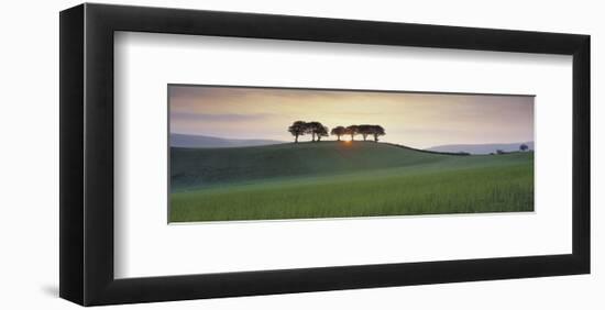 Somerset Sunrise-David Noton-Framed Art Print