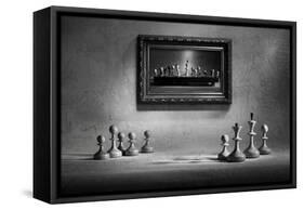 Something About Da Vinci-Victoria Ivanova-Framed Stretched Canvas