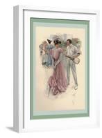 Something More Than a Diversion-Harrison Fisher-Framed Art Print