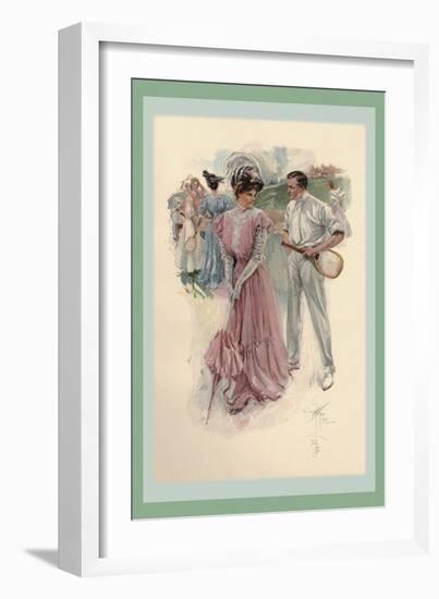 Something More Than a Diversion-Harrison Fisher-Framed Art Print