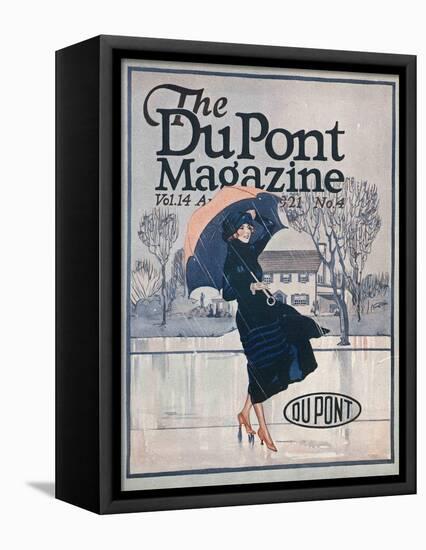 Something New in Sportswear, Front Cover of the 'Dupont Magazine', April 1921-American School-Framed Stretched Canvas