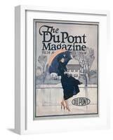 Something New in Sportswear, Front Cover of the 'Dupont Magazine', April 1921-American School-Framed Giclee Print