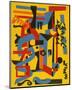 Something on the Eight Ball, 1953-1954-Stuart Davis-Mounted Art Print