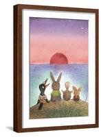 Something Red - Turtle-Valeri Gorbachev-Framed Giclee Print