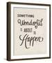 Something Wonderful-Clara Wells-Framed Giclee Print