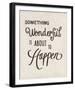 Something Wonderful-Clara Wells-Framed Giclee Print