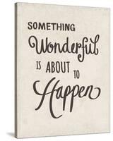 Something Wonderful-Clara Wells-Stretched Canvas