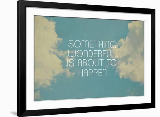 Something Wonderful-Vintage Skies-Framed Giclee Print