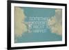 Something Wonderful-Vintage Skies-Framed Giclee Print