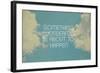 Something Wonderful-Vintage Skies-Framed Giclee Print