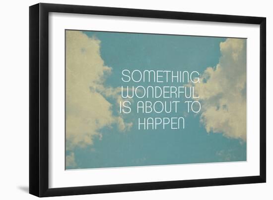 Something Wonderful-Vintage Skies-Framed Premium Giclee Print