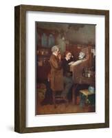 'Something Wrong Somewhere', c1850-Charles Green-Framed Giclee Print