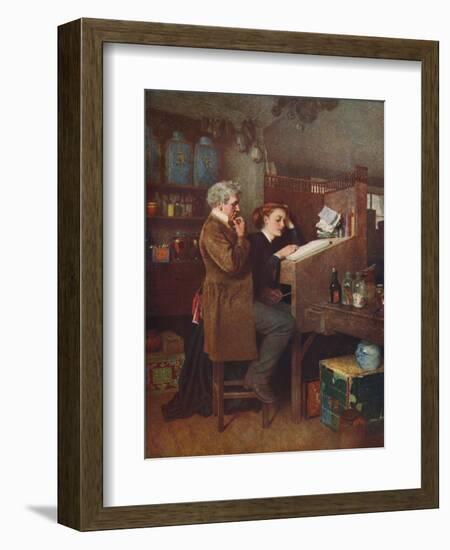 'Something Wrong Somewhere', c1850-Charles Green-Framed Giclee Print