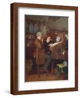 'Something Wrong Somewhere', c1850-Charles Green-Framed Giclee Print