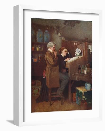 'Something Wrong Somewhere', c1850-Charles Green-Framed Giclee Print