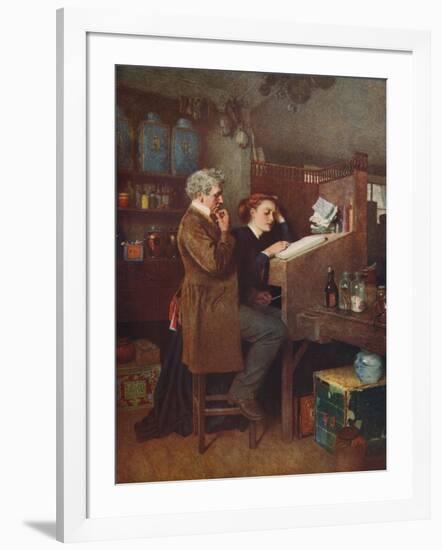 'Something Wrong Somewhere', c1850-Charles Green-Framed Giclee Print