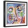 Sometimes Picks Nose While Driving-Wyanne-Framed Premium Giclee Print