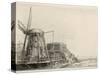 Somewhat Dilapidated Dutch Windmill-Rembrandt van Rijn-Stretched Canvas