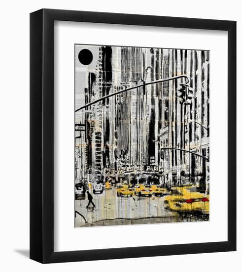 Somewhere in New York City-Loui Jover-Framed Art Print