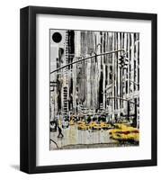 Somewhere in New York City-Loui Jover-Framed Art Print