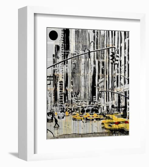 Somewhere in New York City-Loui Jover-Framed Art Print