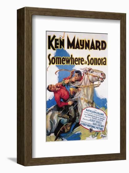 Somewhere In Sonora-null-Framed Giclee Print