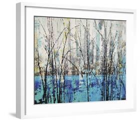 Somewhere in the Mist-Aja Trier-Framed Art Print