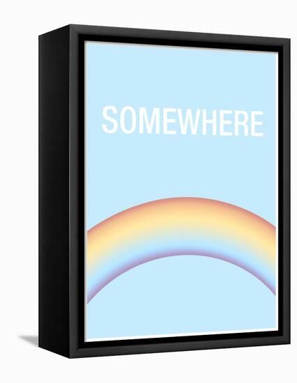 Somewhere is Over the Rainbow-null-Framed Stretched Canvas